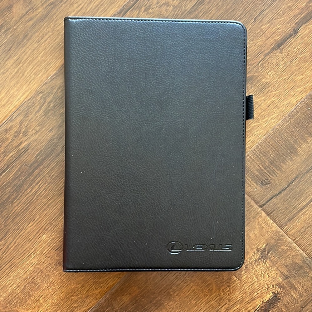 Black iPad cover Lexus